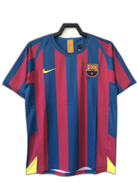 Barcelona 05/06 I Home Camisa - Versão Retrô