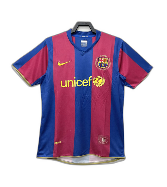 Barcelona 07/08 I Home Camisa - Versão Retrô