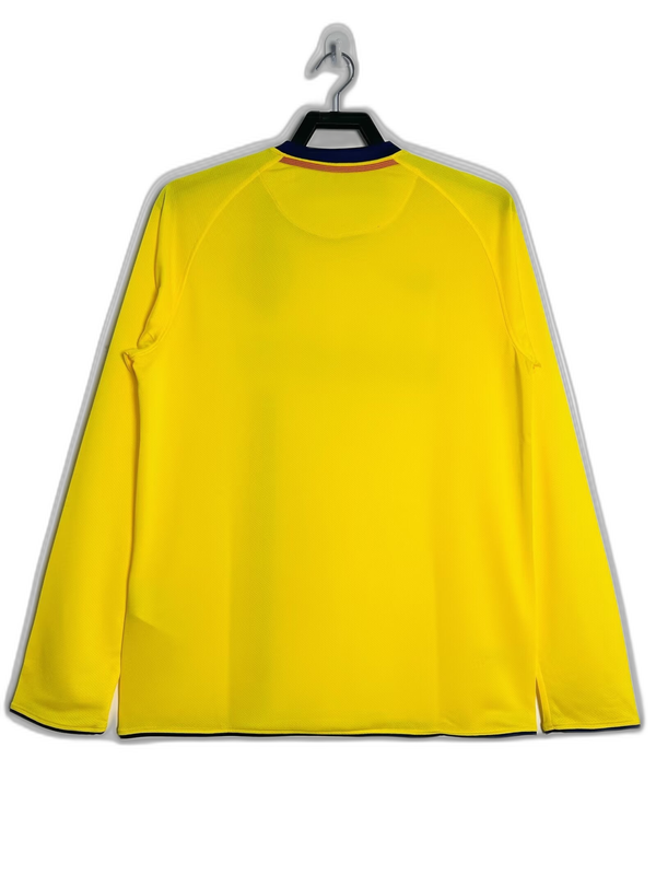 Barcelona 08/09 II Away Camisa - Manga Longa Versão Retrô