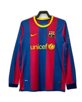 Barcelona 10/11 I Home Jersey - Long Sleeve Retro Version