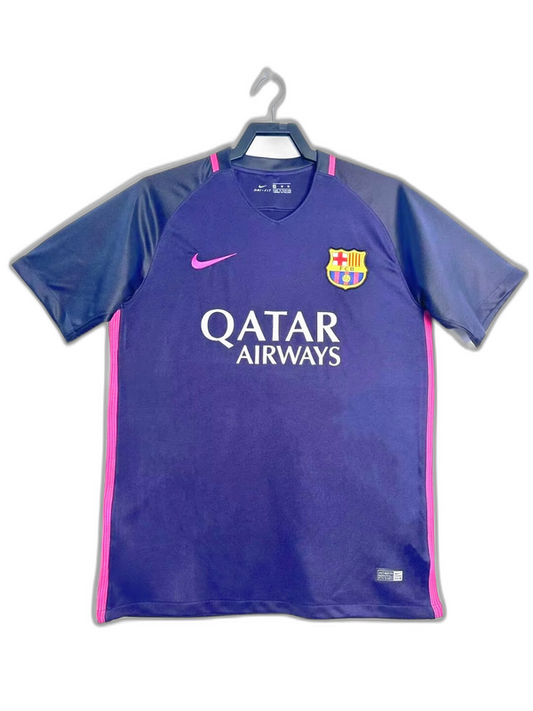 Barcelona 16/17 II Away Camisa - Versão Retrô