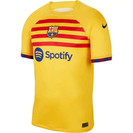 Barcelona 22/23 Senyera IV Fourth Camisa - Versão Torcedor