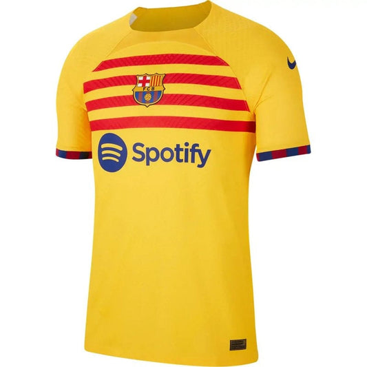 Barcelona 22/23 Senyera IV Fourth Camisa - Versão Jogador
