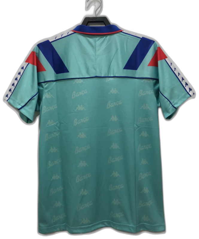 Barcelona 92/95 Light Azul Camisa - Versão Retrô