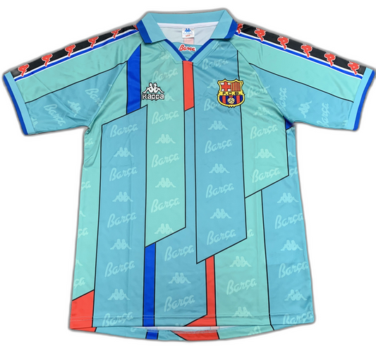 Barcelona 96/97 II Away Camisa - Versão Retrô