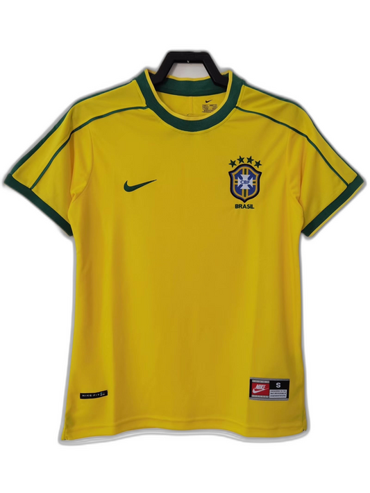 Brazil 1998 I Home Camisa - Versão Retrô