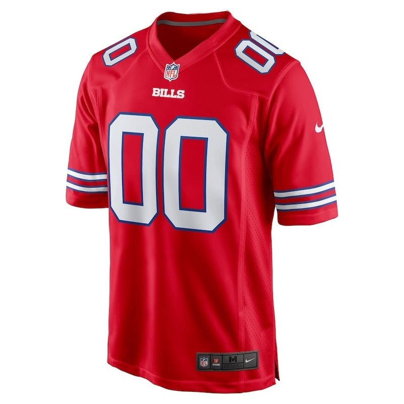 Buffalo Bills - Alternate Personalizada NFL Game Camisa - Vermelha