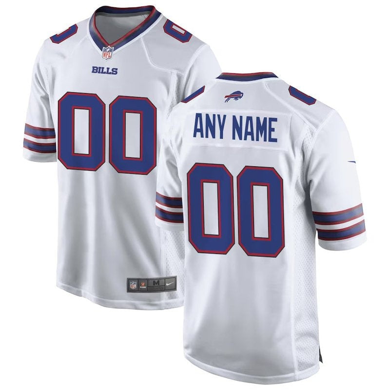 Buffalo Bills - Personalizada NFL Game Camisa - Branca