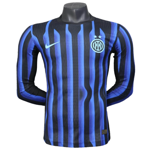 Inter Milan 25/26 I Home Camisa - Manga Longa