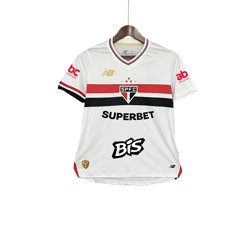 Sao Paulo 25/26 I Home Camisa - All Sponsors - Feminina