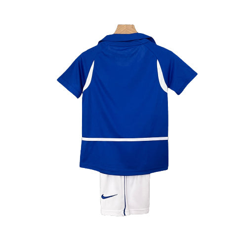 Brazil 2002 II Away - Retro Kit Infantil
