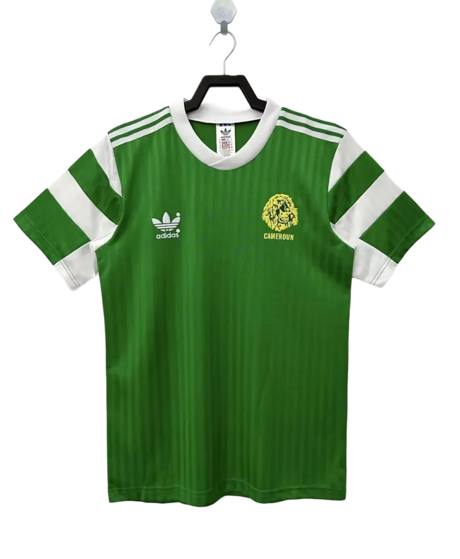 Cameroon 1990 I Home Camisa - Versão Retrô