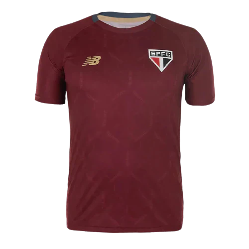 Sao Paulo 25/26 Camisa de Treino - Burgundy - Versão Torcedor