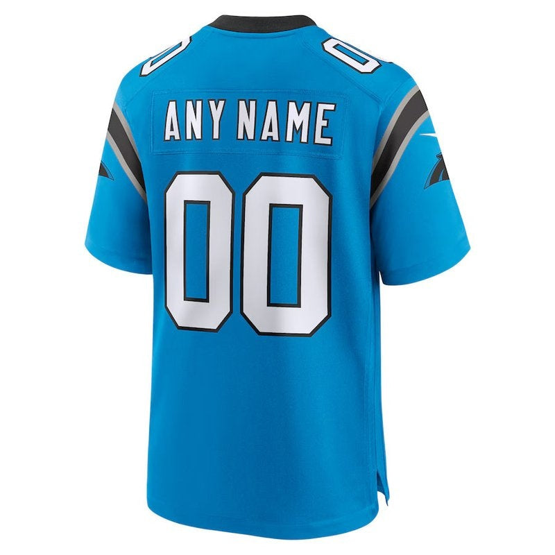 Carolina Panthers - Alternate Personalizada NFL Game Camisa - Azul