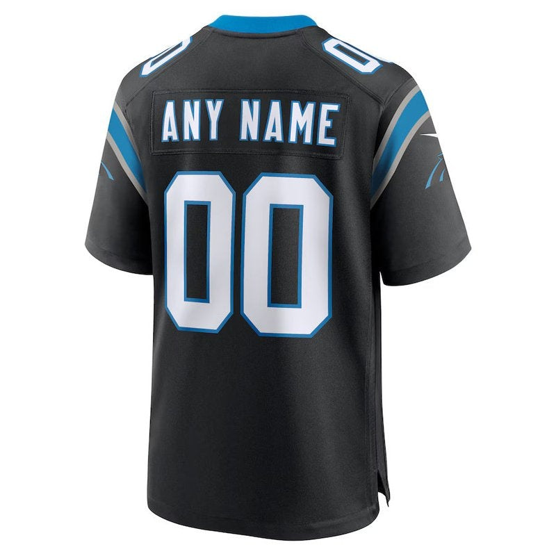 Carolina Panthers - Personalizada NFL Game Camisa - Preta