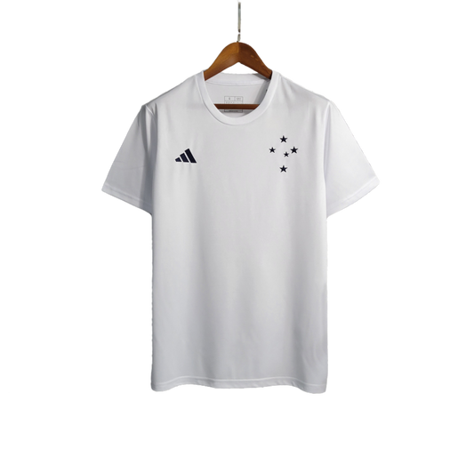 Cruzeiro 23/24 Camisa de Treino - Branca - Versão Torcedor