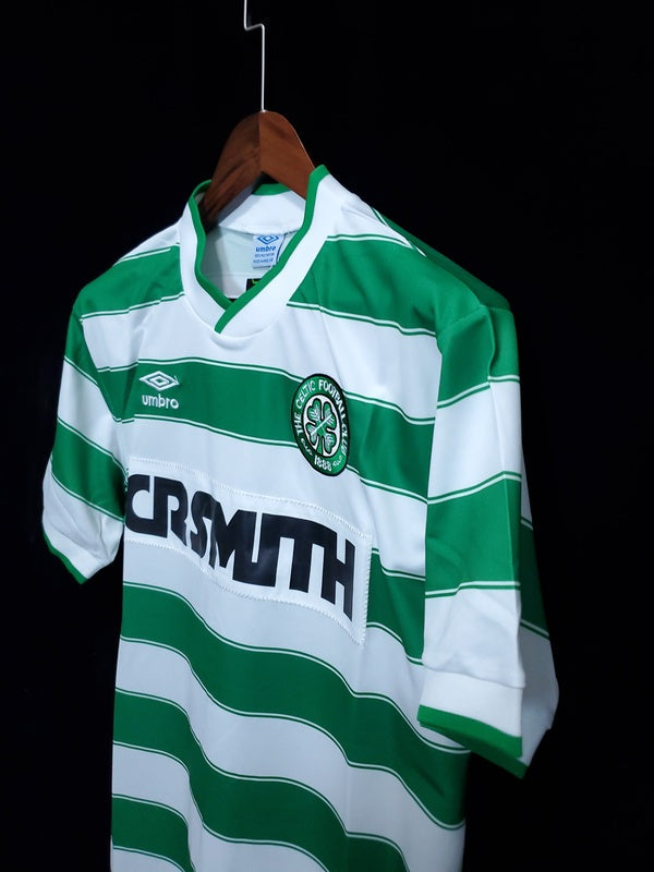 Celtic F.C. 85/86 I Home Camisa - Versão Retrô