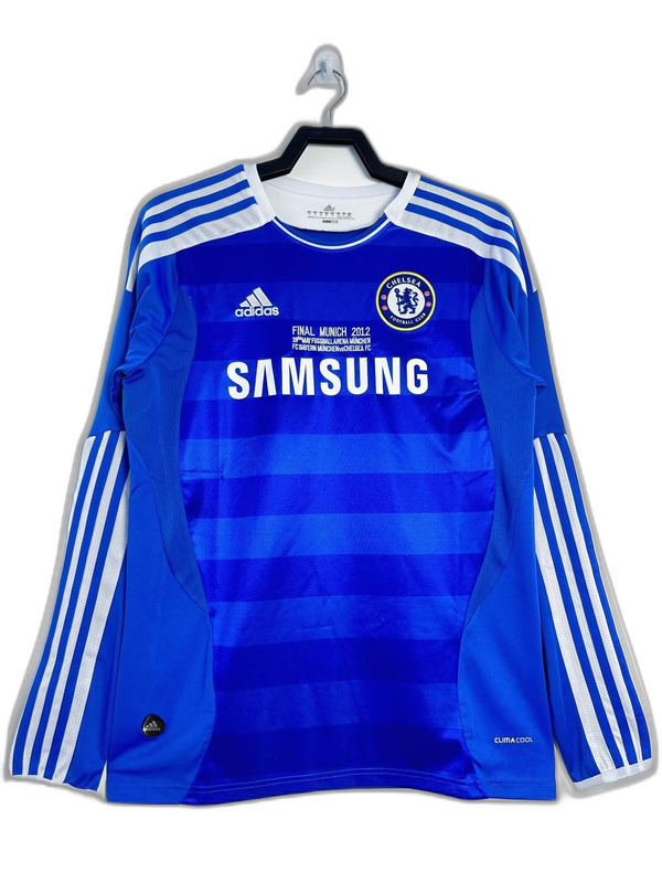 Chelsea 11/12 I Home Camisa - Manga Longa Versão Retrô