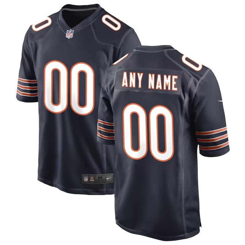 Chicago Bears - Personalizada NFL Game Camisa - Navy