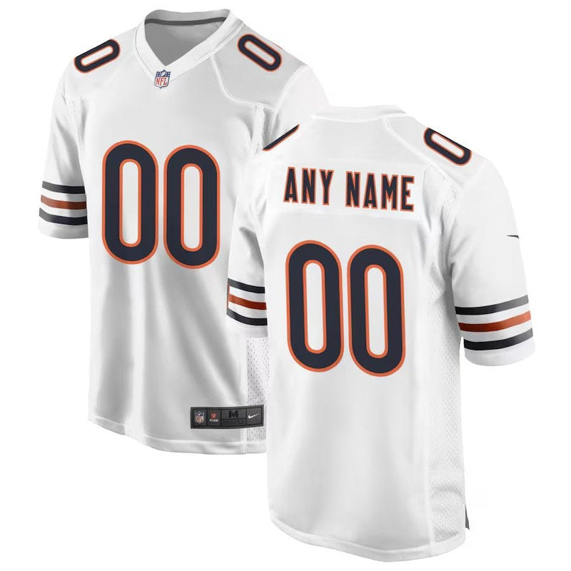 Chicago Bears - Personalizada NFL Game Camisa - Branca