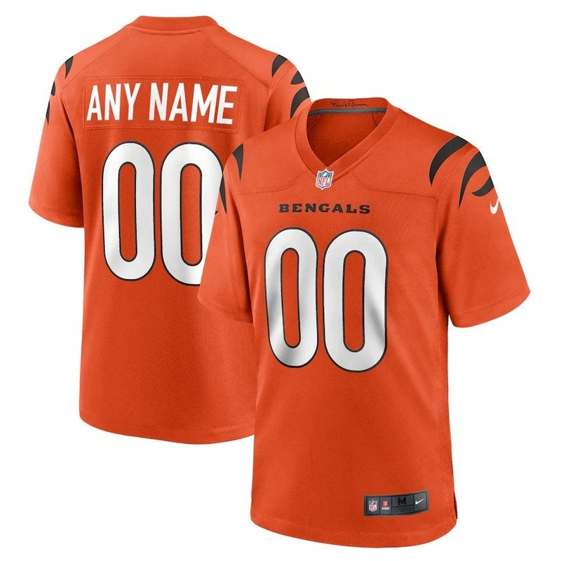 Cincinnati Bengals - Alternate Personalizada NFL Game Camisa - Orange