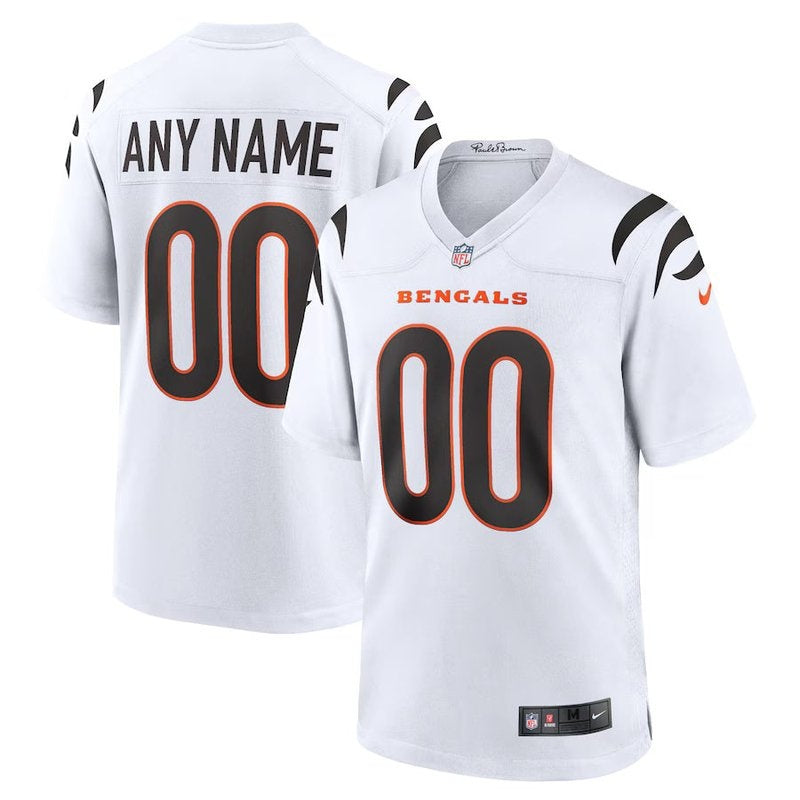 Cincinnati Bengals - Personalizada NFL Game Camisa - Branca