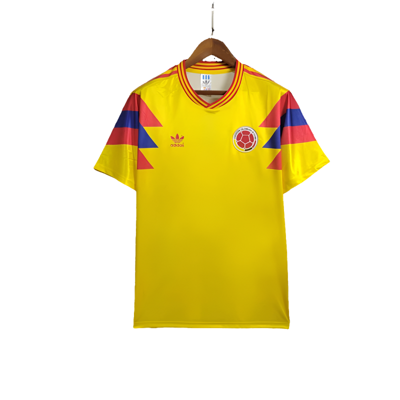Colombia 1990 I Home Camisa - Versão Retrô