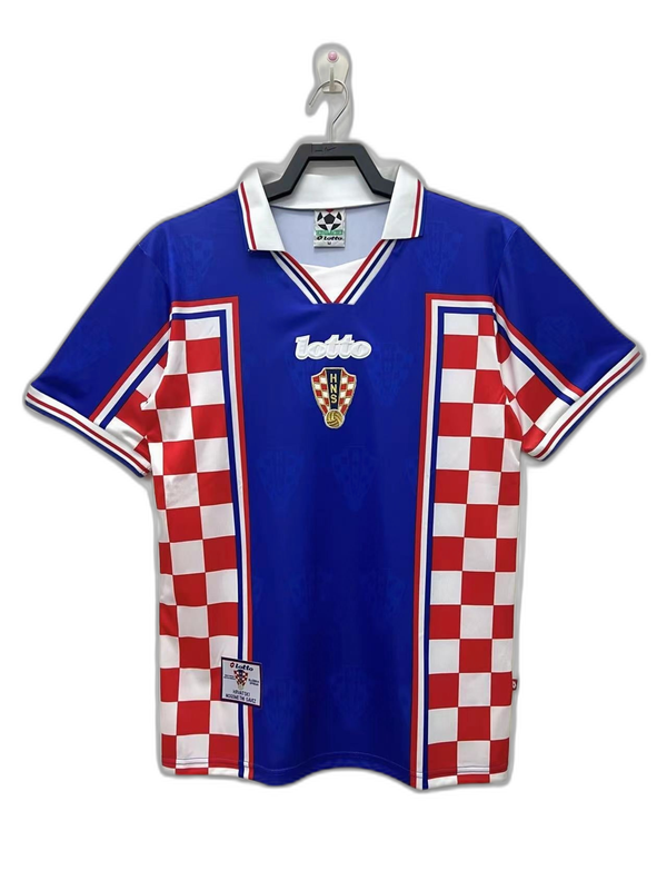 Croatia 1998 II Away Camisa - Versão Retrô
