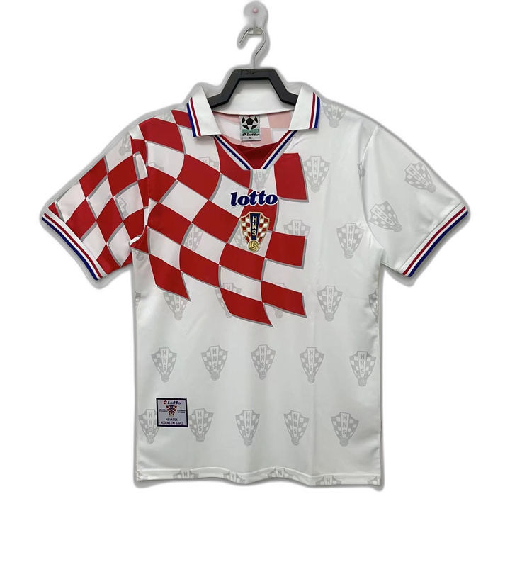 Croatia 1998 World Cup I Home Camisa - Versão Retrô