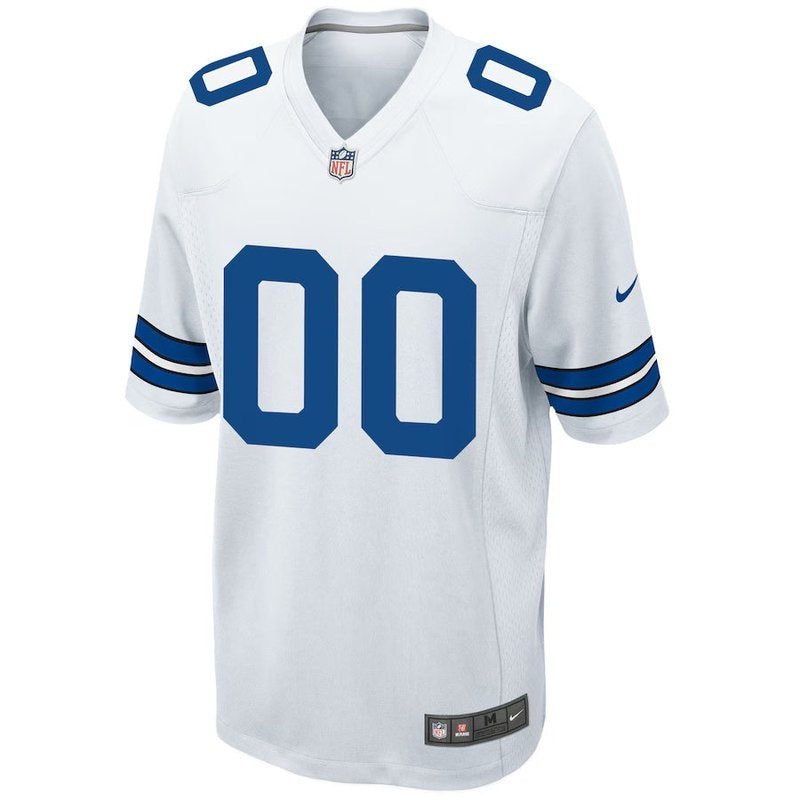Dallas Cowboys - Personalizada NFL Game Camisa - Branca