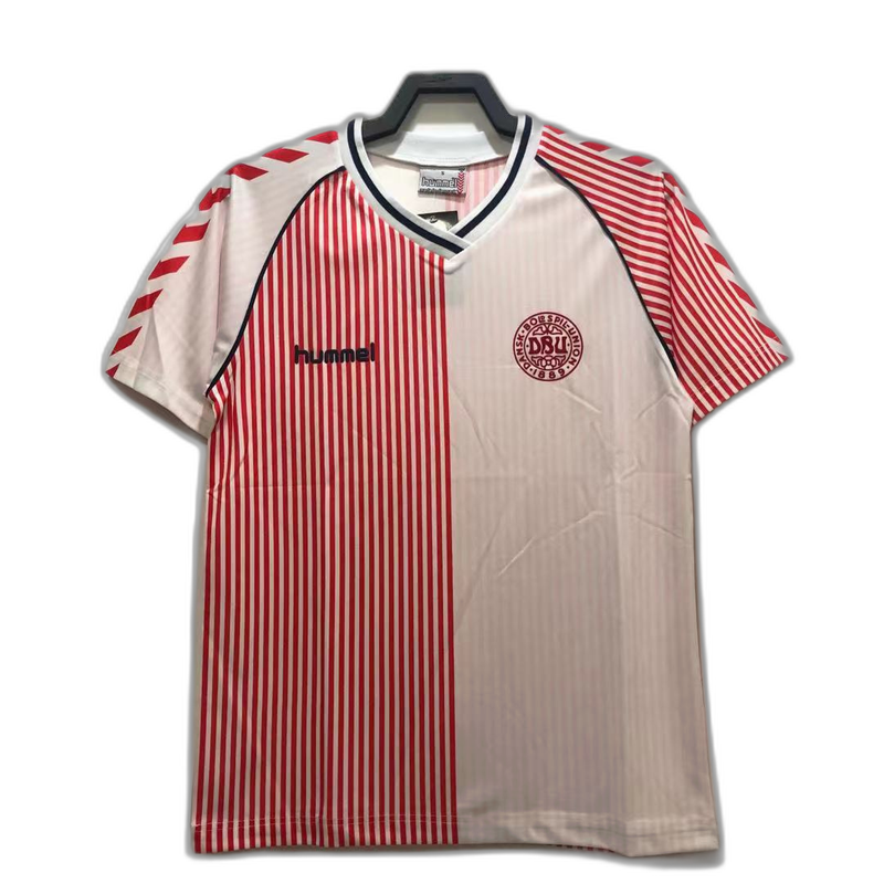 Denmark 1986 II Away Camisa - Versão Retrô
