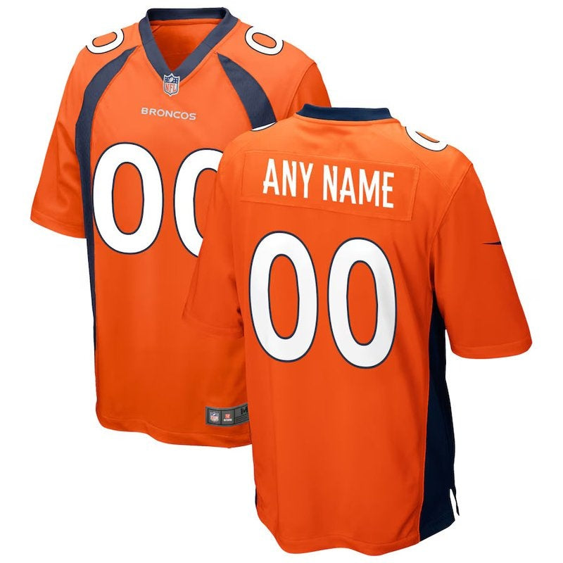 Denver Broncos - Personalizada NFL Game Camisa - Orange