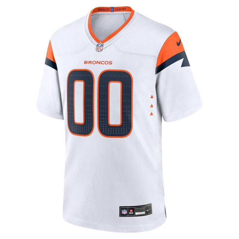 Denver Broncos - Mile High Collection - Personalizada NFL Game Camisa - Branca