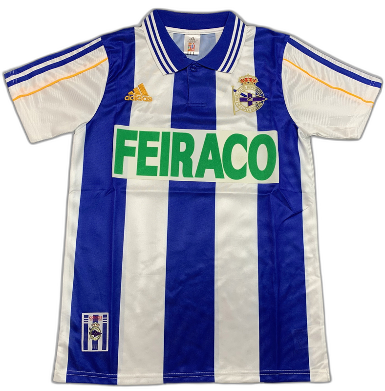 Deportivo La Coruna 99/00 I Home Camisa - Versão Retrô