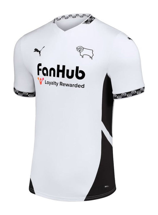 Derby County 24/25 I Home Camisa - Versão Torcedor
