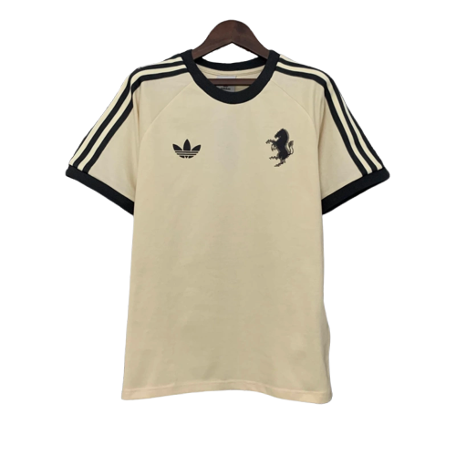 Juventus 25/26 Casual Edição Camisa - Beige - Versão Torcedor