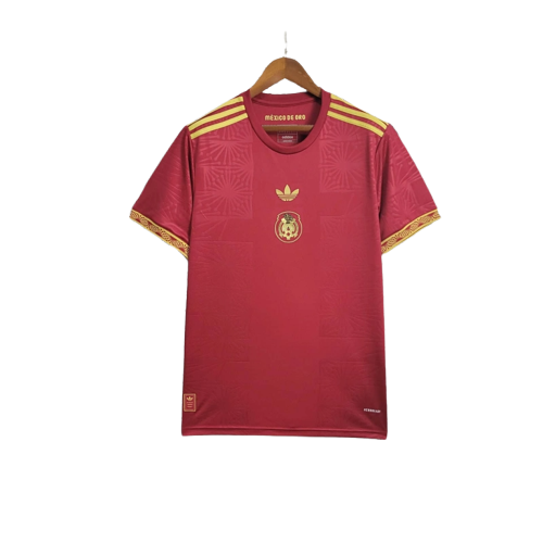 Mexico 25/26 Dourada Cup Edição Camisa - Vermelha - Versão Torcedor