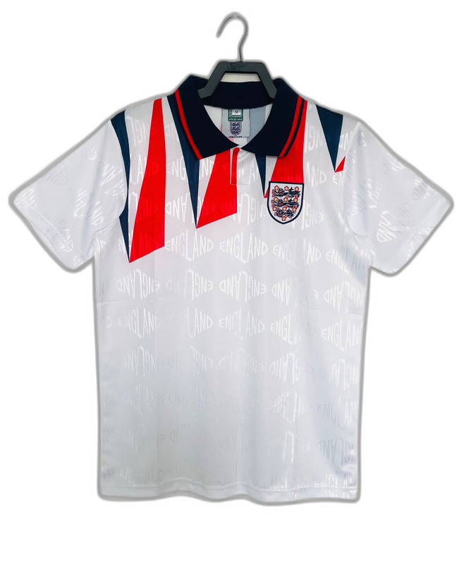 England 1992 I Home Camisa - Versão Retrô