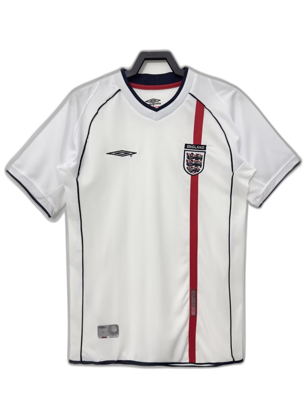 England 2002 I Home Camisa - Versão Retrô