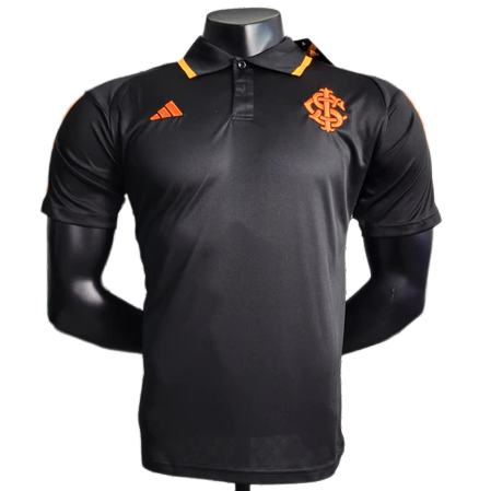 Internacional 23/24 Polo Edição Camisa - Preta - Versão Torcedor