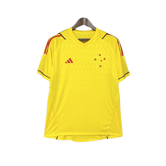 Cruzeiro 24/25 Camisa de Goleiro - Amarela - Versão Torcedor