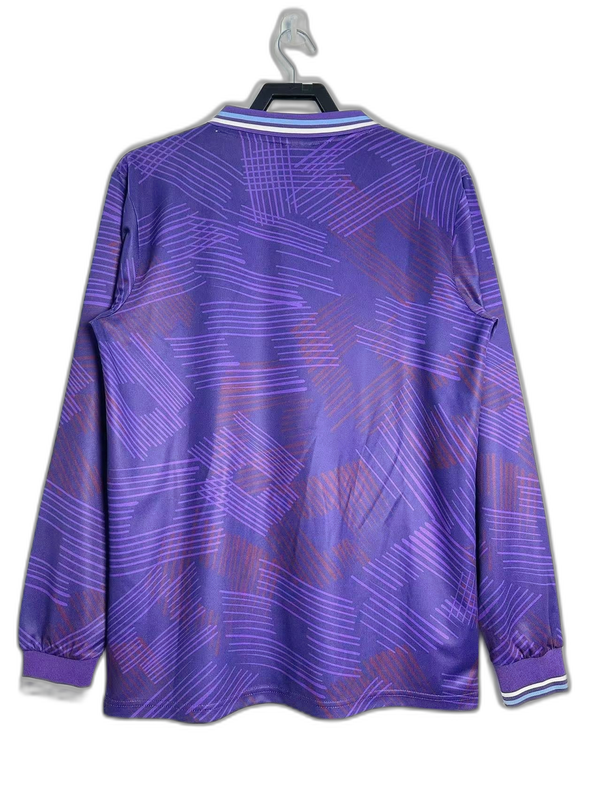 Fiorentina 92/93 I Home Camisa - Manga Longa Versão Retrô