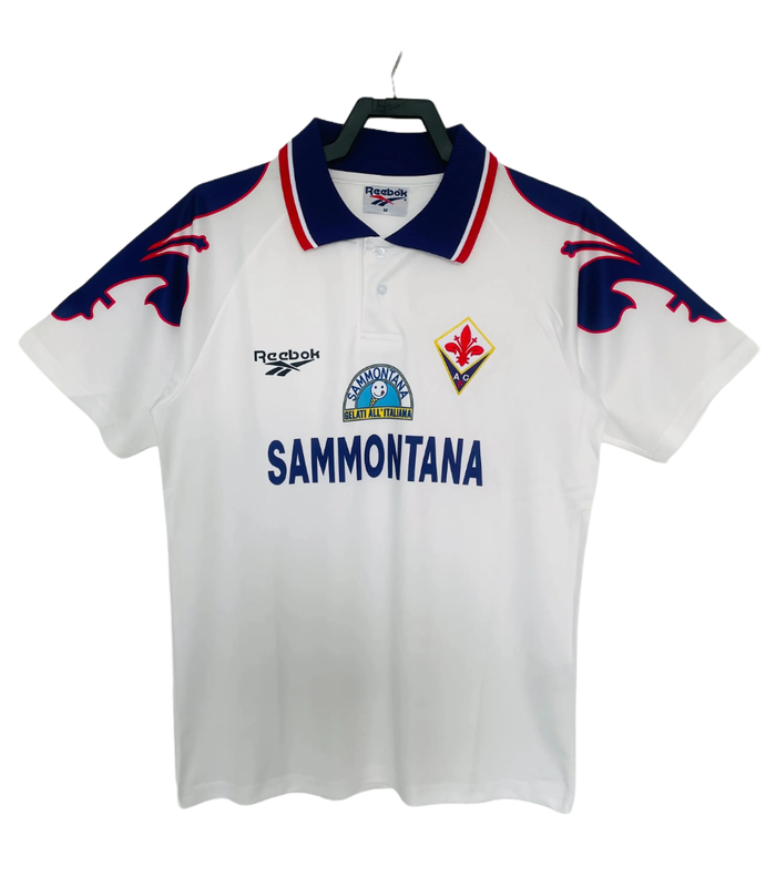 Fiorentina 95/96 II Away Camisa - Versão Retrô