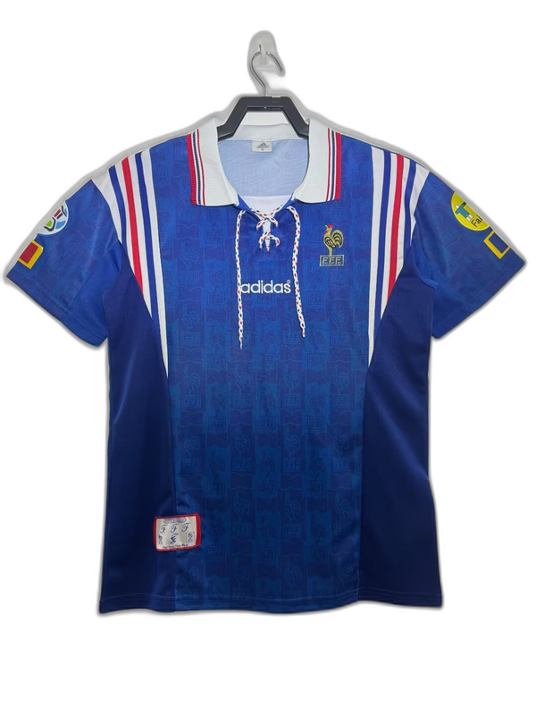 France 1996 I Home Camisa - Versão Retrô