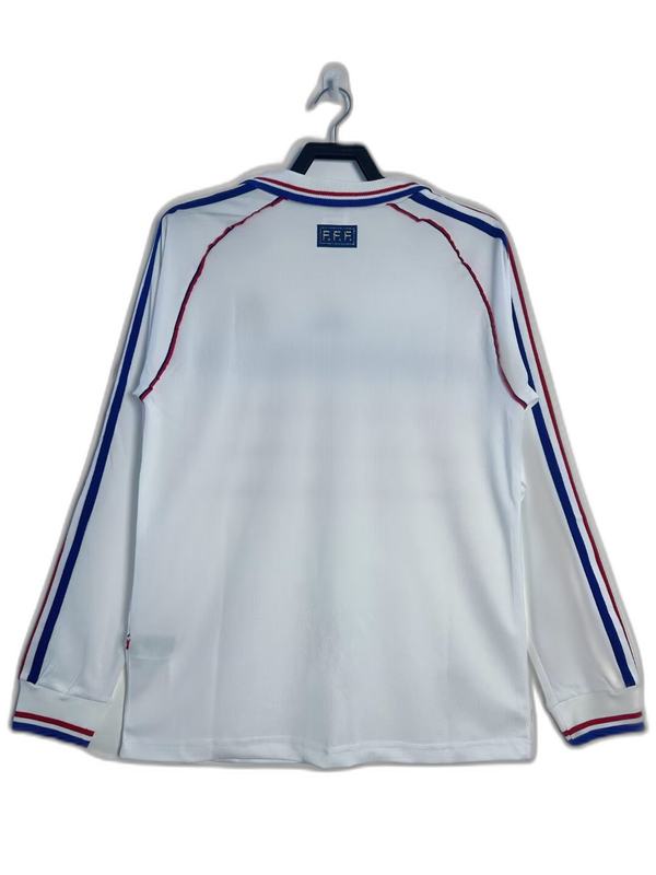 France 1998 Camisa - Manga Longa Versão Retrô