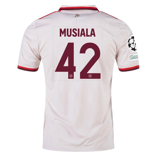 Jamal Musiala Bayern Munich 24/25 III Third UCL Camisa - Versão Torcedor