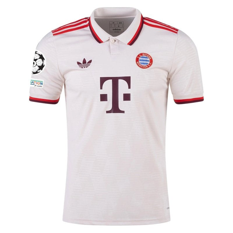 Jamal Musiala Bayern Munich 24/25 III Third UCL Camisa - Versão Torcedor