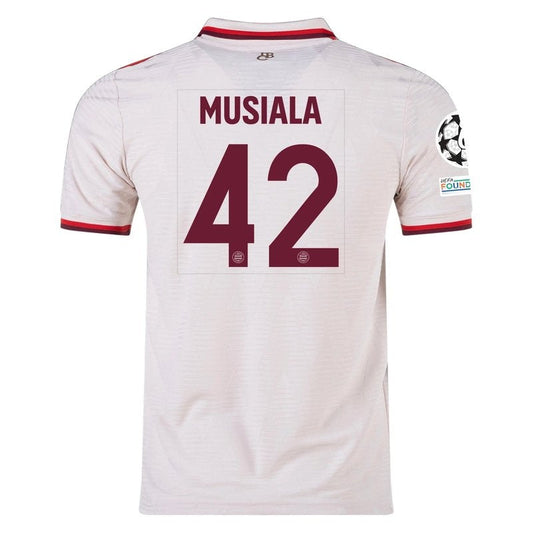 Jamal Musiala Bayern Munich 24/25 III Third UCL Camisa - Versão Jogador