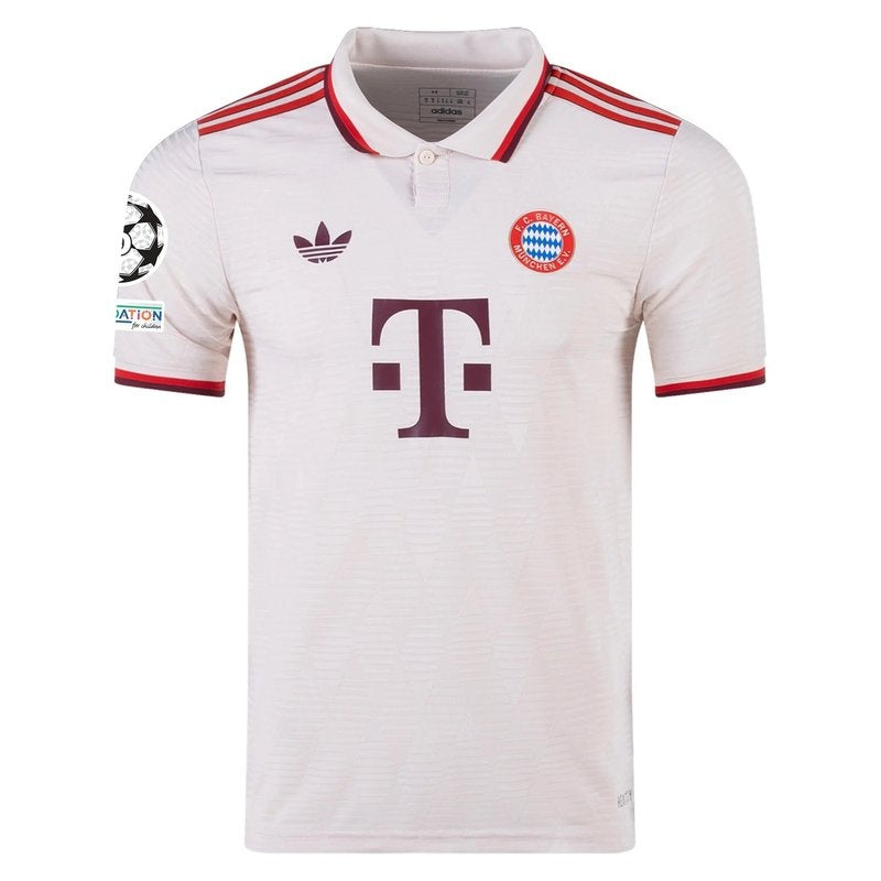 Jamal Musiala Bayern Munich 24/25 III Third UCL Camisa - Versão Jogador