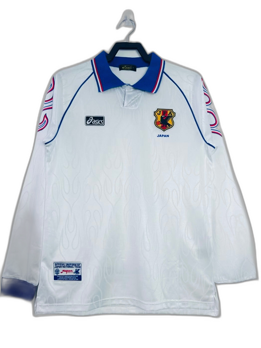 Japan 1998 II Away Camisa - Manga Longa Versão Retrô